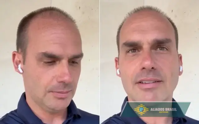 Eduardo reage a elogio de Trump a Flávio e critica Lula
