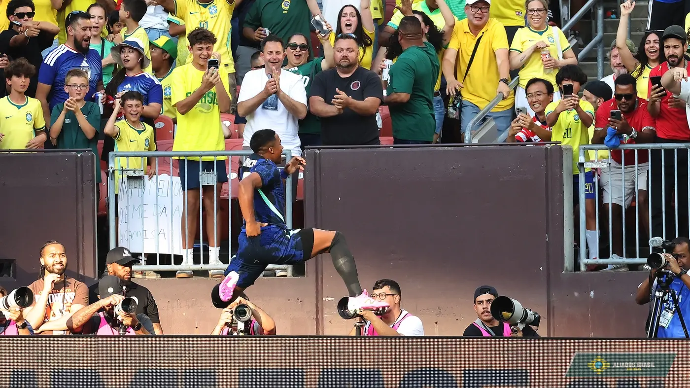 Endrick marca, e Brasil vence o Egito no último teste antes da Copa do Mundo
