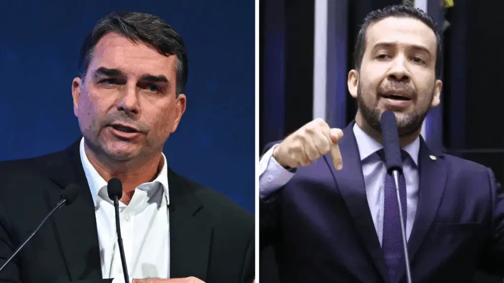 Flávio Bolsonaro apresenta queixa-crime contra Janones por injúria