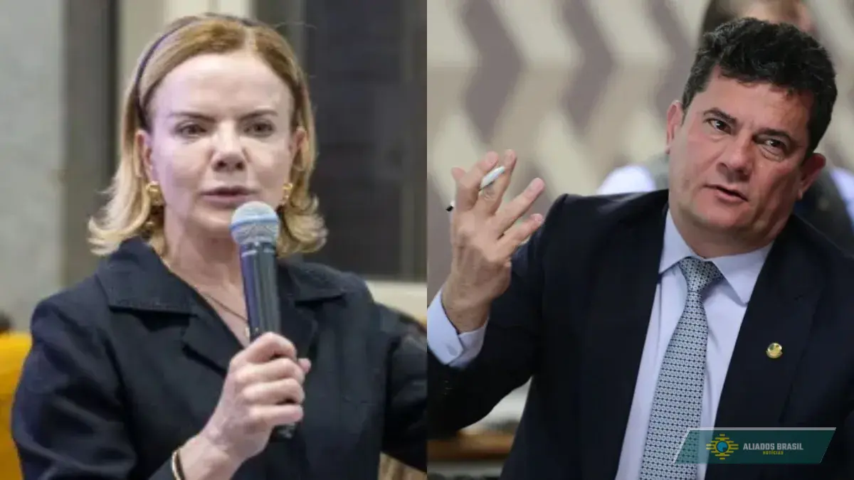 Gleisi chama Moro de “biruta de aeroporto” e “juiz ladrão”; senador rebate