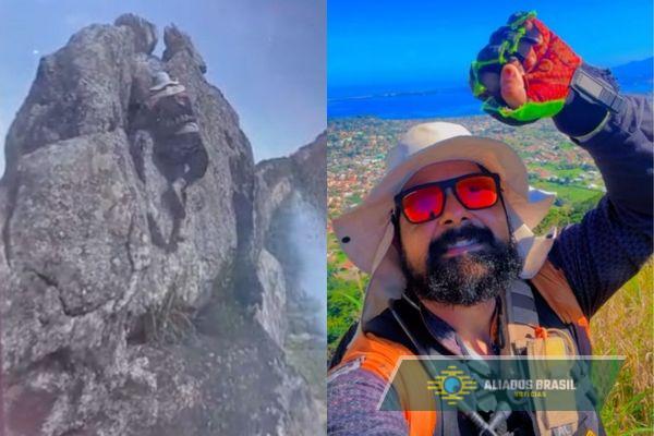 Homem morre ao tentar tirar foto na Pedra do Macaco, no RJ