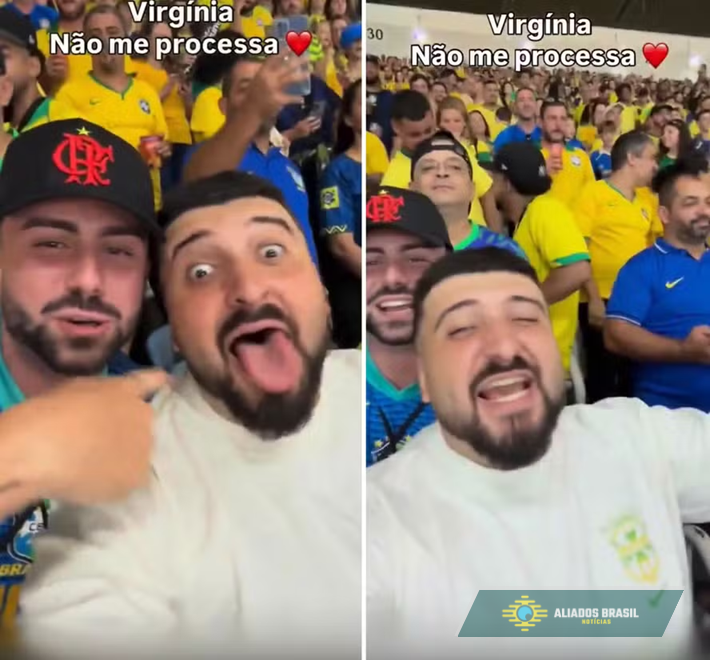 Homem que teria puxado vaia para Virginia tem perfil derrubado e pede perdão: 'Entendi que errei'