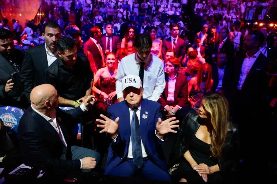 Horas após acordo, Trump celebra 80 anos com evento do UFC na Casa Branca