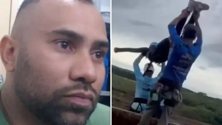 Instrutor preso revela o que fez após arremessar jovem sem corda da ponte