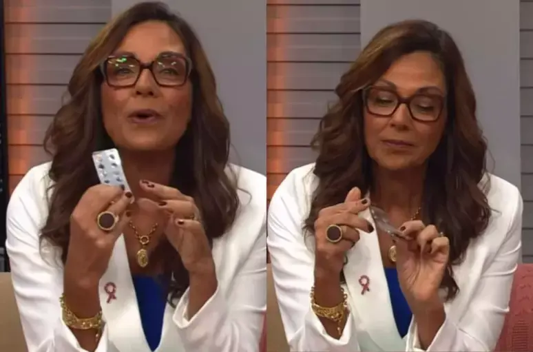 Jornalista da Globo celebra cura do câncer e toma último remédio ao vivo após mais de 5 anos de tratamento 