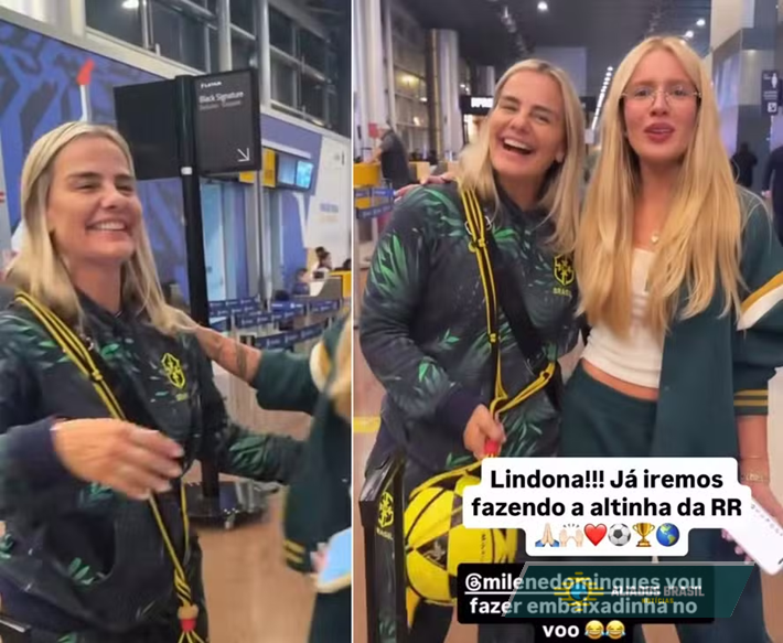 Milene Dominggues viaja para a Copa para trabalhar no canal do ex, Ronaldo