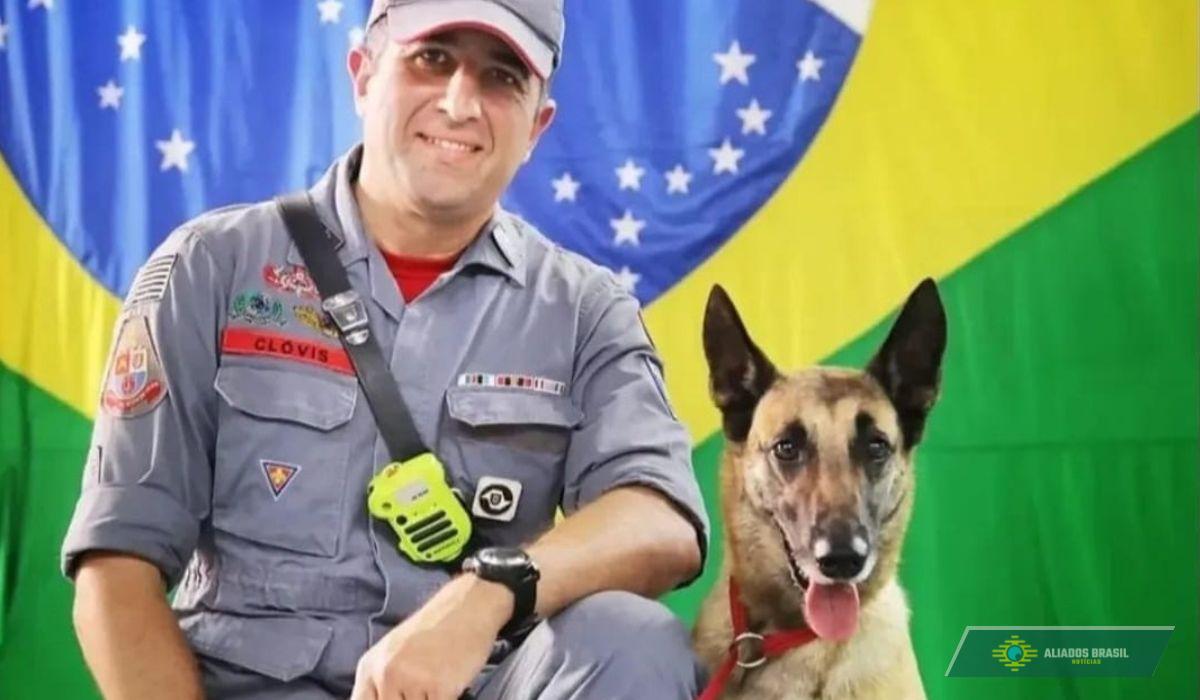 Morre a cadela Hope, heroína que marcou a história dos resgates no Brasil e no mundo