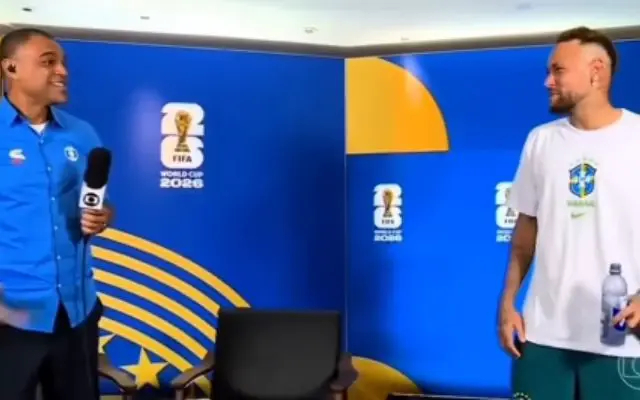 Neymar não dá espaço para ser entrevistado na Globo; assista