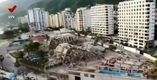 Socorristas correm para encontrar vítimas dos terremotos na Venezuela
