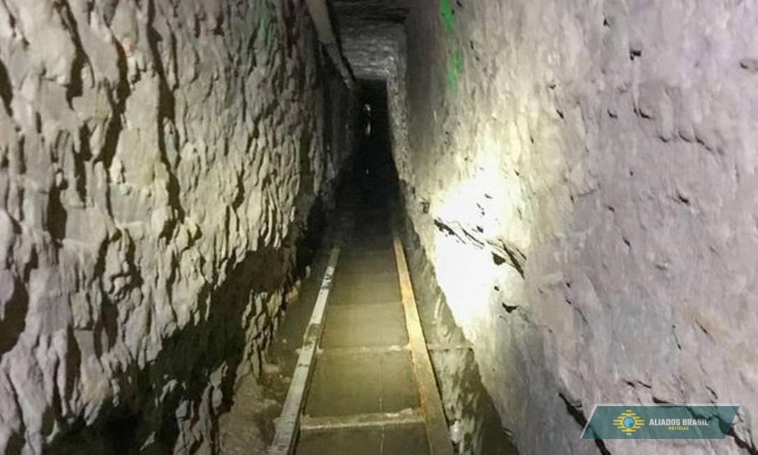 Túnel clandestino ligando o México aos EUA é descoberto pela polícia; VÍDEO mostra como é por dentro