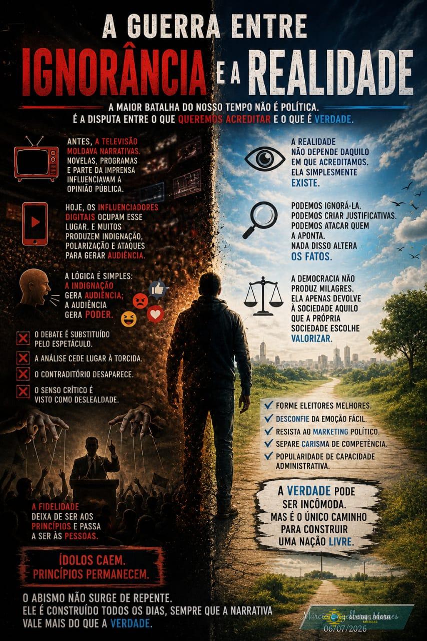 A GUERRA ENTRE A IGNORÂNCIA E A REALIDADE
