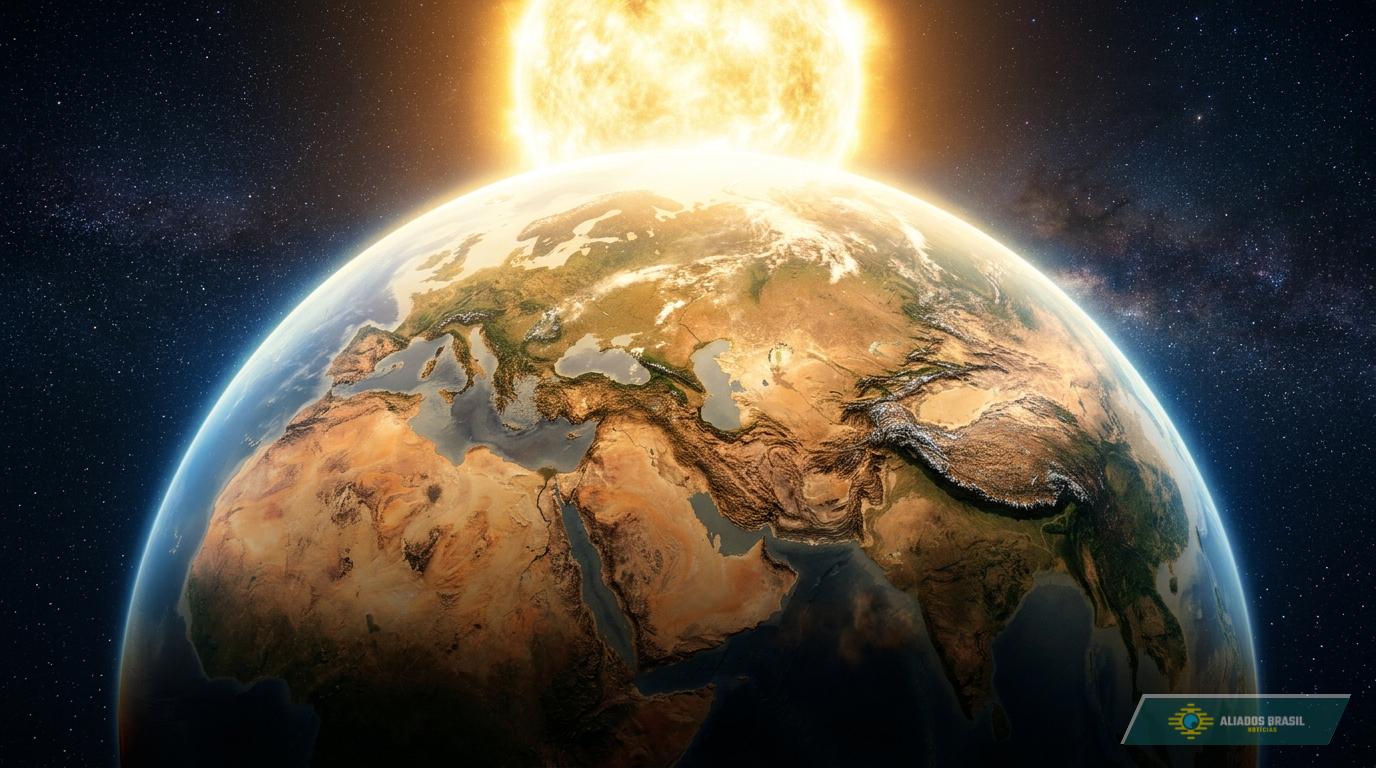 A temperatura da Terra chegará a 65 graus Celsius e as últimas plantas morrerão. Pesquisadores calcularam quando: “O sol evaporará nossos oceanos.”