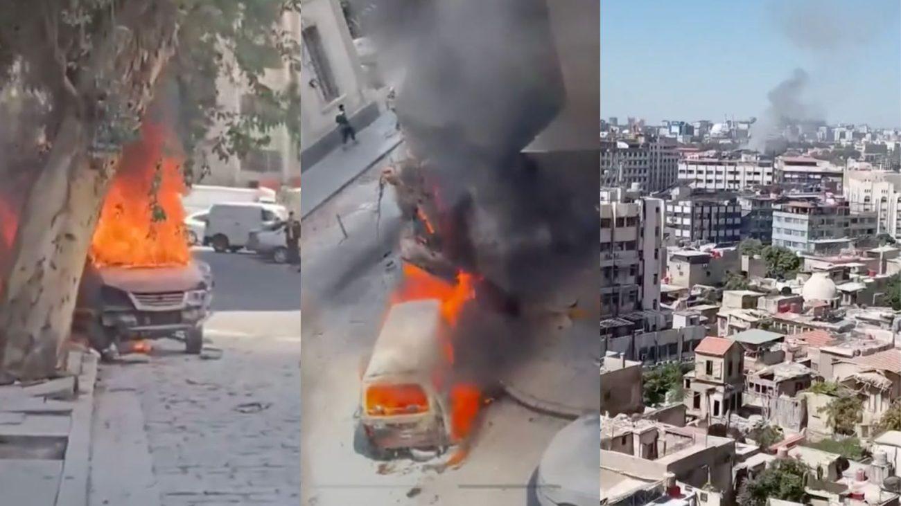 Bombas explodem perto do hotel,onde  Macron estava hospedado, durante visita a Siria