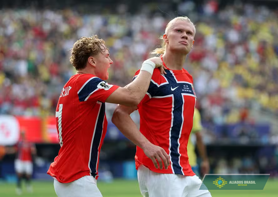 Com gols contra o Brasil, Haaland iguala artilharia da Copa do Mundo de 2026