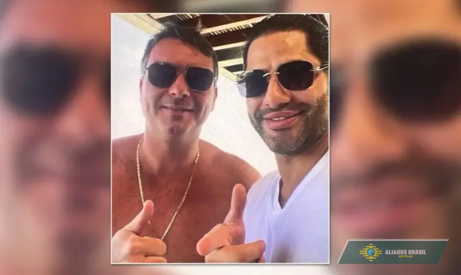 Flávio Bolsonaro se manifesta após suposta foto com Sicário ser divulgada pela esquerda