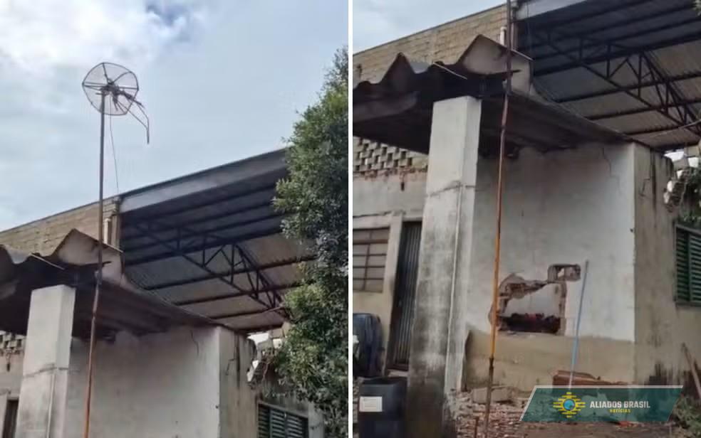 Idoso de 82 anos morre após desabamento durante forte temporal em Ribeirão Preto