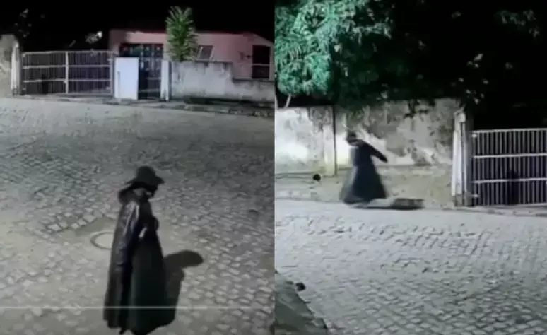 Homem se fantasia de personagem de 'Olhos Famintos', assusta moradores e vai parar na delegacia em PE 