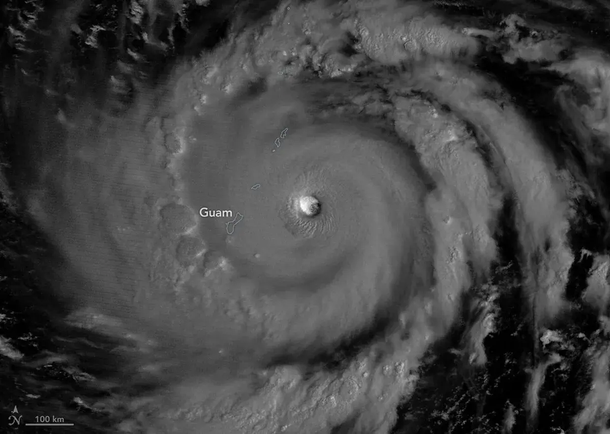 Imagem de satélite impressionante mostra o 
