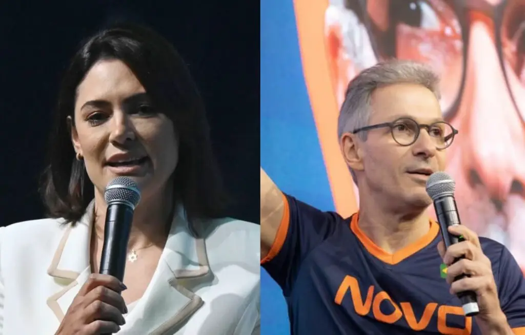 Após Zema citar Michelle como possível vice, ex-primeira-dama se manifesta