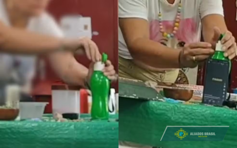 Mulher é flagrada envenenando água de professora no Recife (PE); veja o vídeo