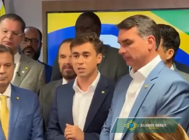 Nikolas reforça apoio à carta de Bolsonaro em favor de Flávio