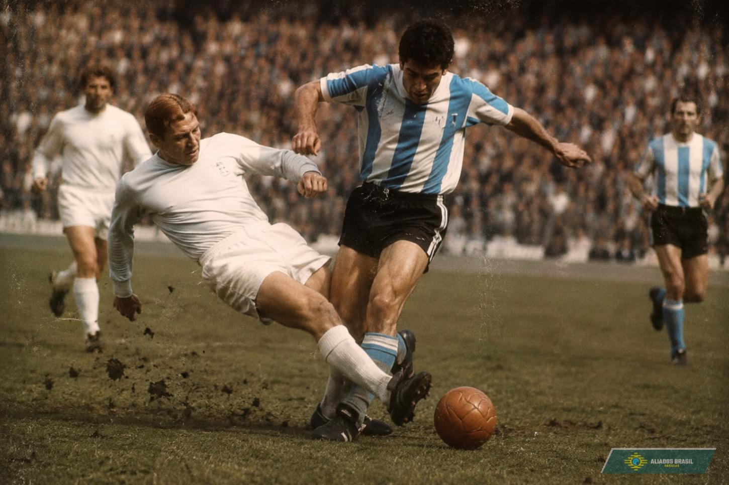 Rivalidade no futebol entre Argentina e Inglaterra não nasceu em 1986. Você sabe como foi?