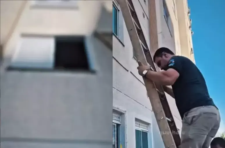  Menino encontrado ‘preso’ em apartamento pediu ajuda pela janela; criança está na UTI