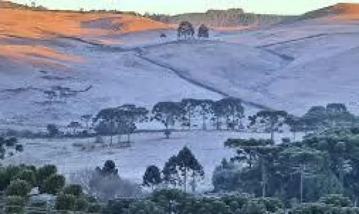 A cidade remota no sul do Brasil que atinge a marca dos -8 ºC no inverno e transforma ruas em pistas de gelo