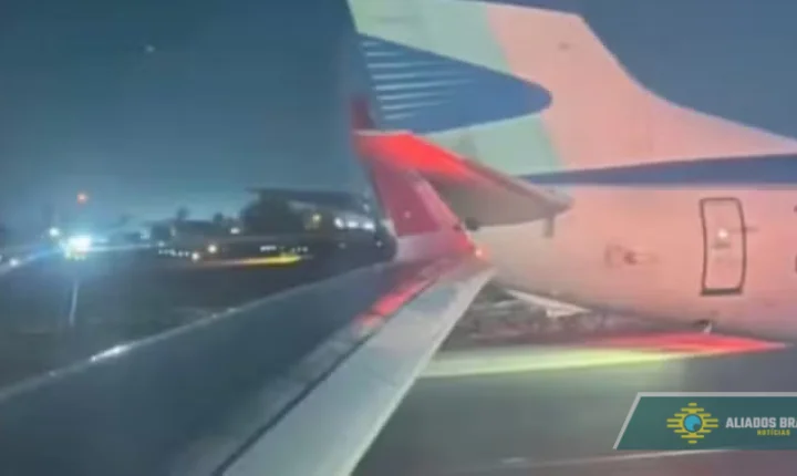 Avião que viria para o Brasil colide com outra aeronave em aeroporto de Santiago