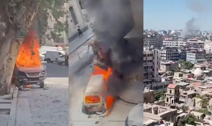 Bombas explodem perto do hotel,onde  Macron estava hospedado, durante visita a Siria