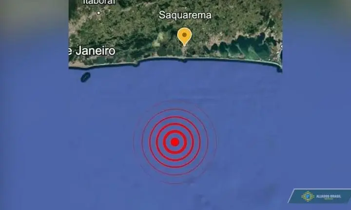 Brasil registra seis tremores de terra em sequência na costa do Rio