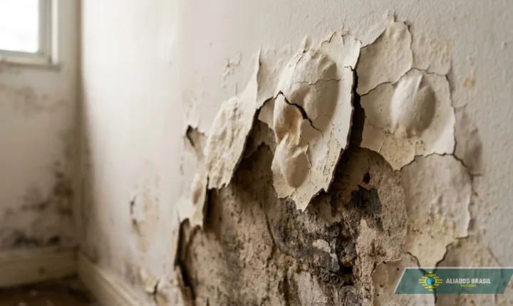 Como resolver parede estufando e descascando sem precisar derrubar tudo