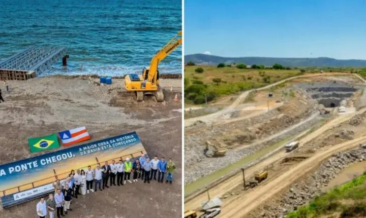 Corrida eleitoral: Lula inaugura até canteiro de obras e túnel seco