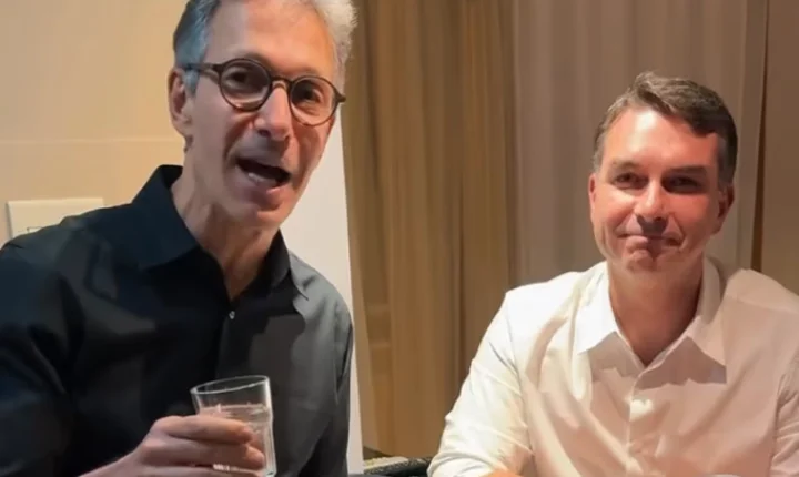 Em vídeo, Zema convida Flávio a compor chapa como vice