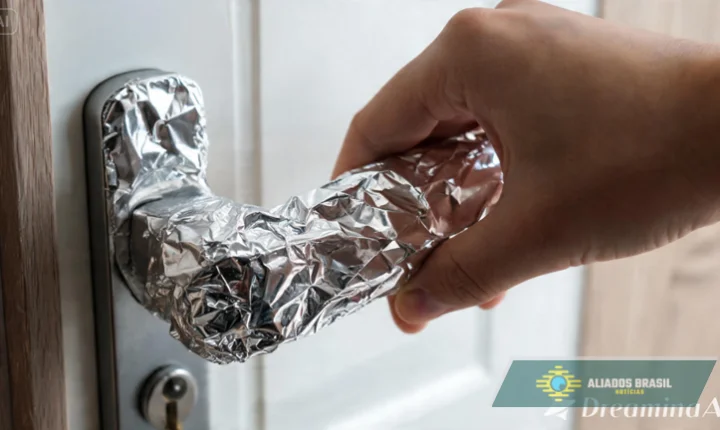 Especialistas recomendam colocar papel alumínio na maçaneta da porta: a explicação é simples