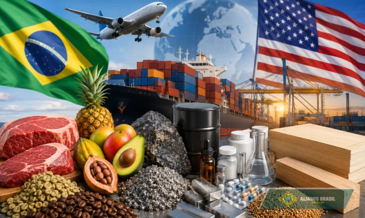 EUA revelam quais produtos do Brasil não pagariam a nova tarifa de 25%; veja quais