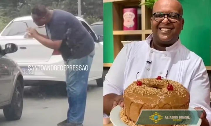 Ex-'MasterChef' é visto vendendo doce em sinal de trânsito e se manifesta: 'Não é indigno'