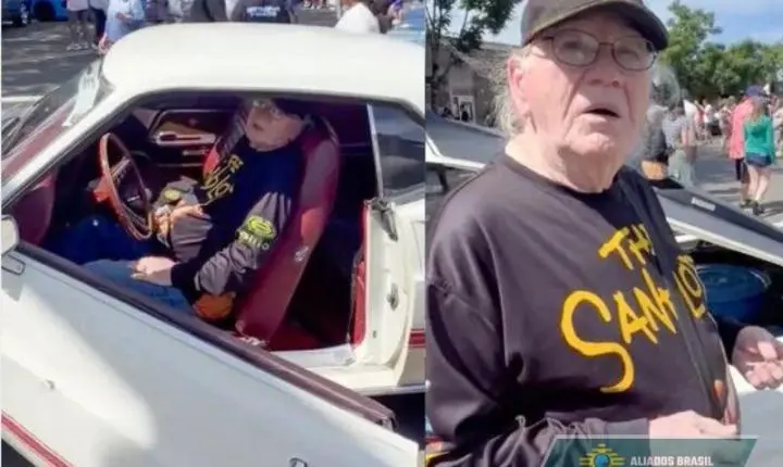 Filho surpreende o pai e devolve Mustang que ele vendeu para sustentar os seis filhos; vídeo