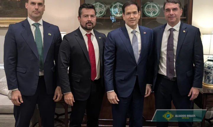 Flávio Bolsonaro se reúne com Marco Rubio , veja o que foi tratado e pedido feito pelo senador