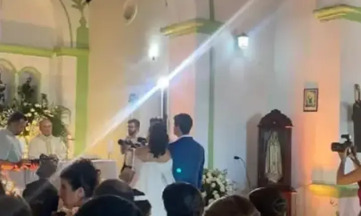 Fotos: João Campos e Tabata Amaral se casam em Pernambuco