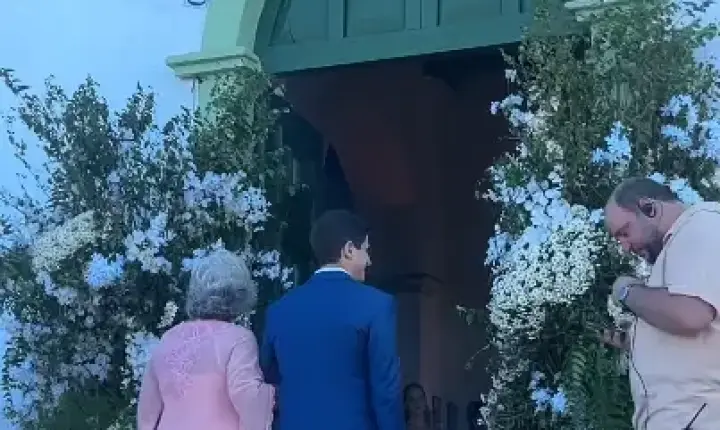 Fotos: João Campos e Tabata Amaral se casam em Pernambuco