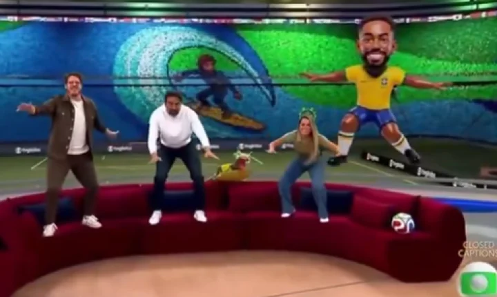 Globo vira alvo de chacota após dancinha no pós-jogo do Brasil e comparação com CazéTV viraliza
