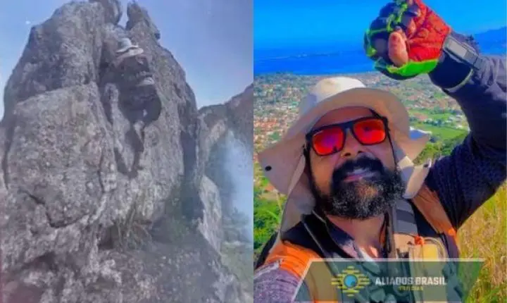 Homem morre ao tentar tirar foto na Pedra do Macaco, no RJ