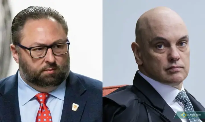 Conselheiro de Trump publica foto prendendo Moraes