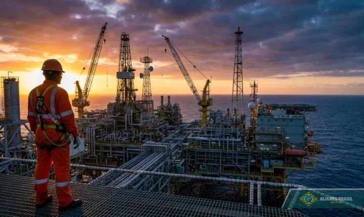 Profissões offshore seguem em alta no Brasil com escala de 14 dias, renda forte e entrada possível com curso técnico
