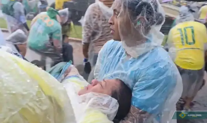 Veja relato de apoiadoras de Nikolas atingidas por raio em Brasília