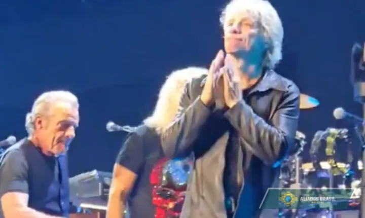VÍDEO: Bon Jovi interrompe show no meio da apresentação e preocupa fãs; cantor explica motivo