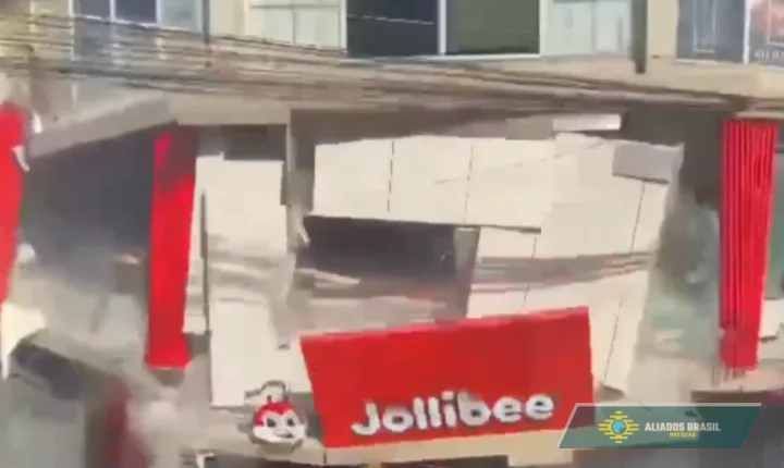 VÍDEO: Shopping e escola desabam durante terremoto de magnitude 7,8 nas Filipinas